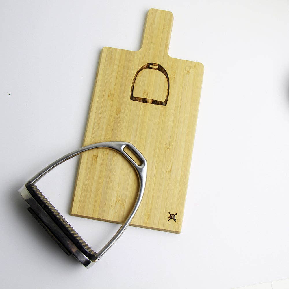 Stirrup Iron Bamboo Mini Charcuterie Board