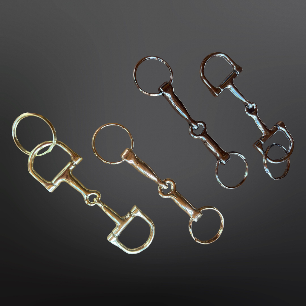 Western Equestrian Snaffle Bit Keychain