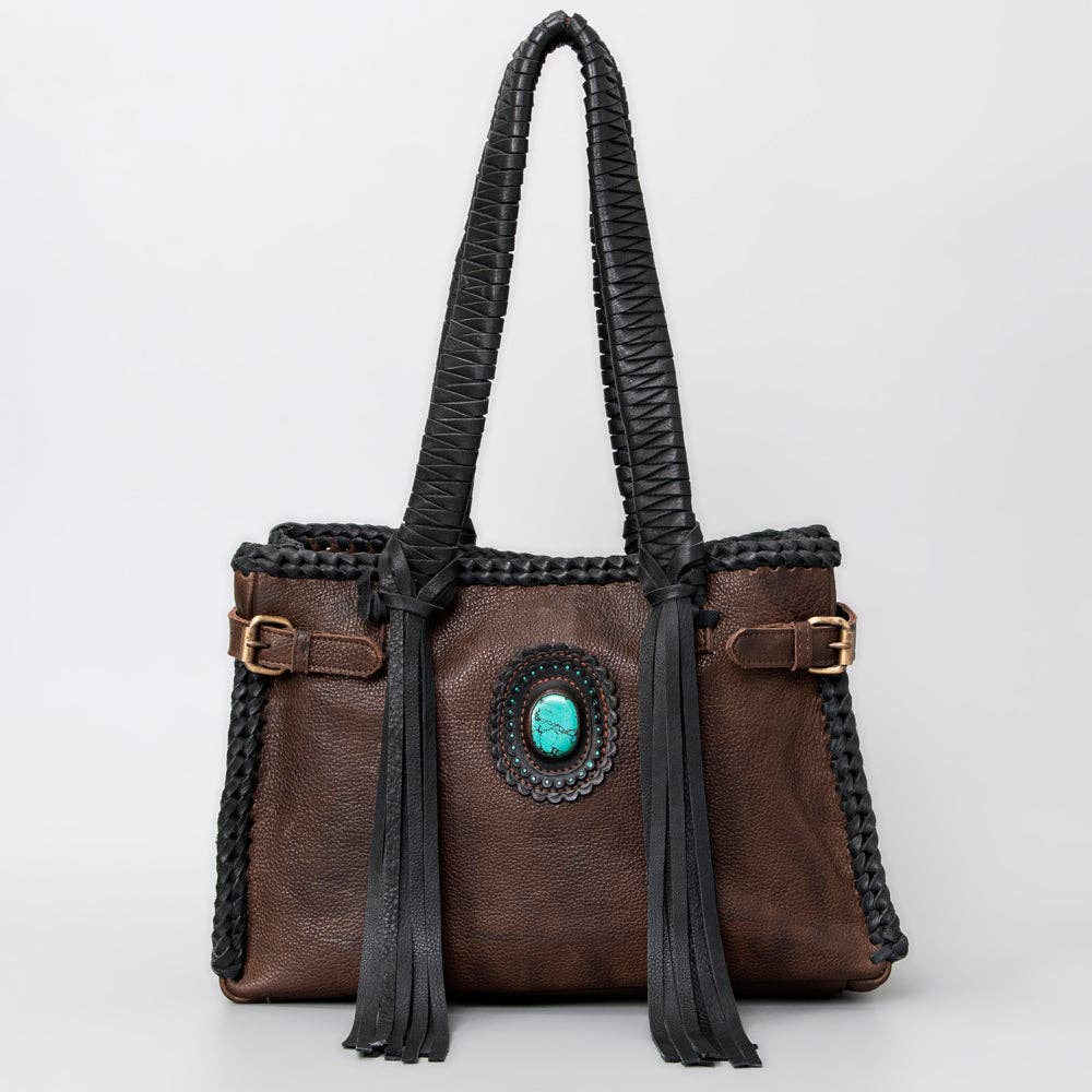 LC-ADBGM259 Tote Genuine Western Leather Women Bag