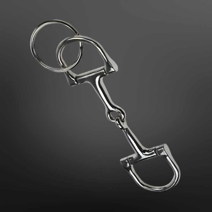 Western Equestrian Snaffle Bit Keychain