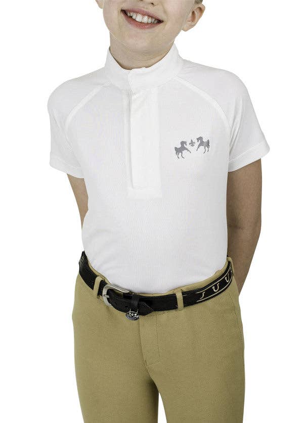 Equine Couture Children'S Magda Lace Equicool Show Shirt