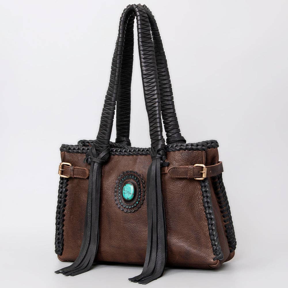 LC-ADBGM259 Tote Genuine Western Leather Women Bag