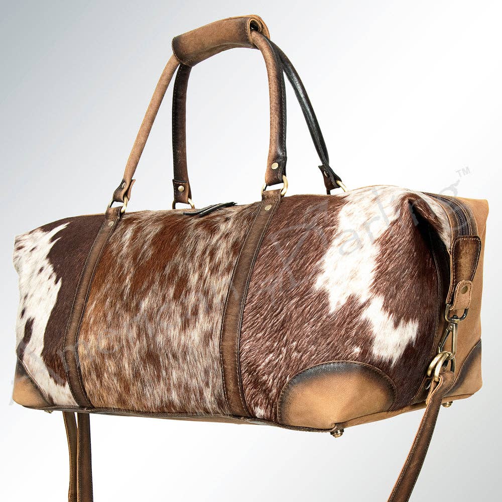 LC-ADBG912 Duffel Hair-On Genuine Western Leather Women Bag