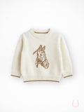 Tiny Trotter Horse Toddler Sweater