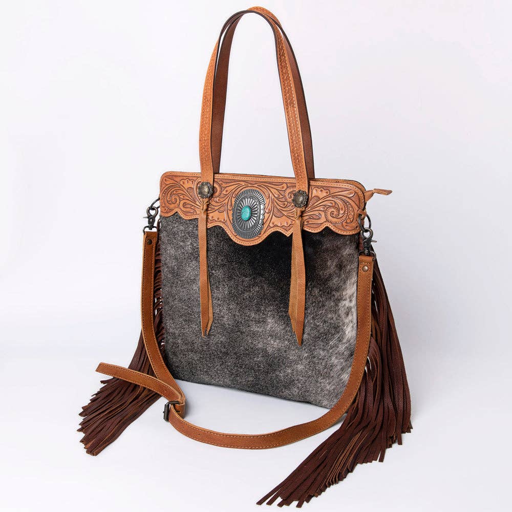 LC-ADBG937 Tote Hair-On Genuine Western Leather Women Bag