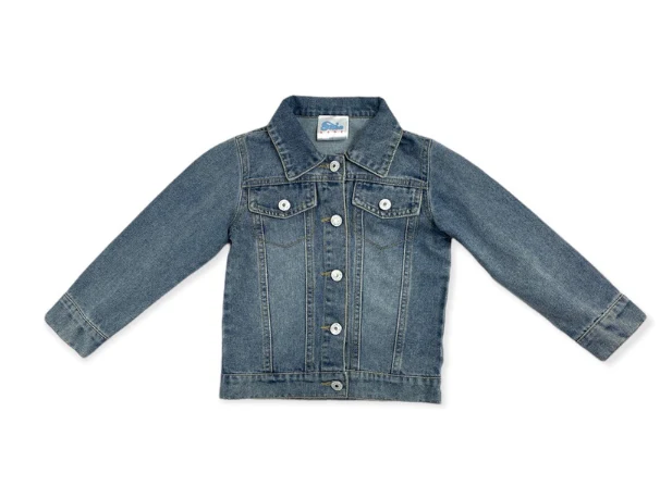 Denim Fringe Jacket Size 6-7