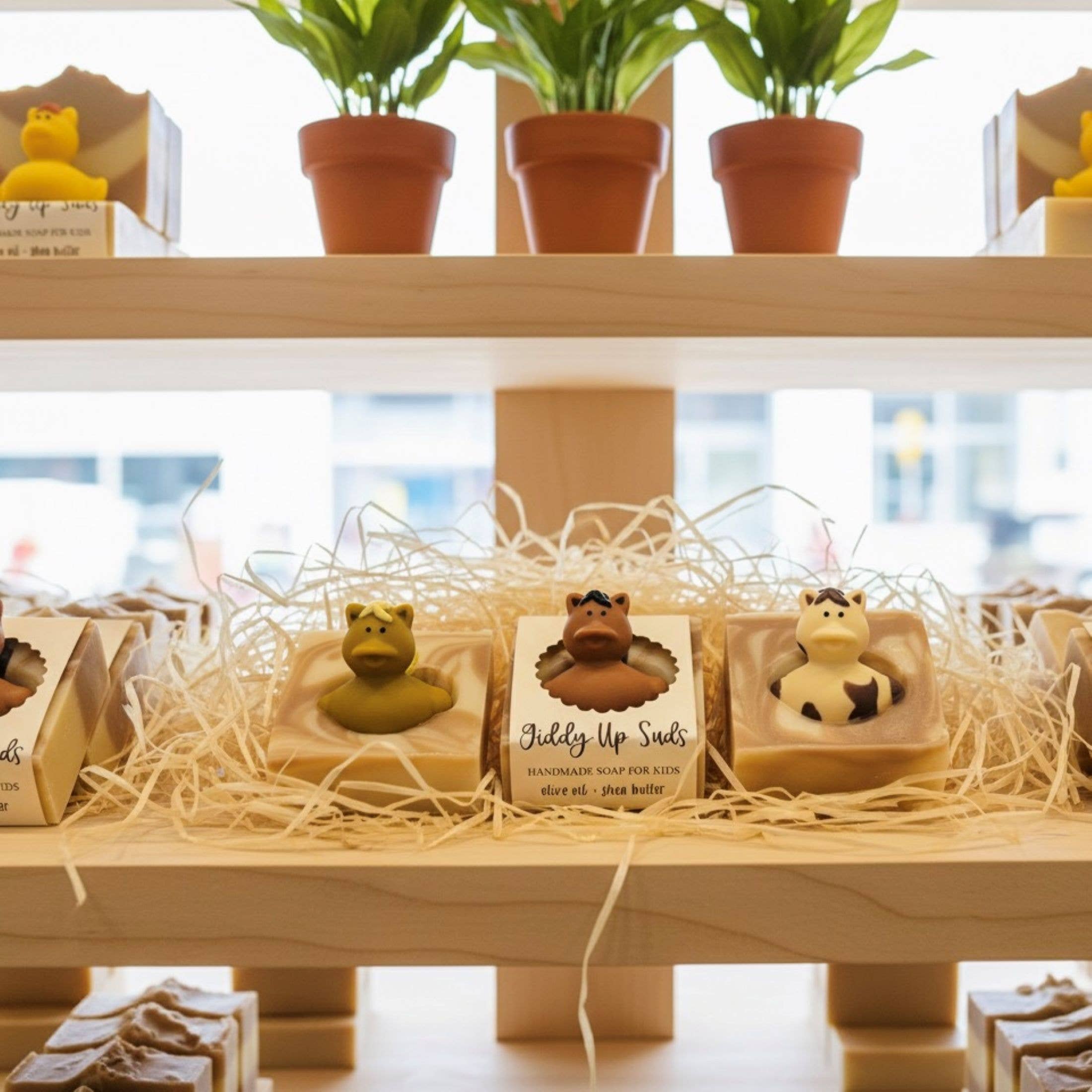 Giddy-Up Suds Handmade Soap Bar for Kids VEGAN COLD PROCESS