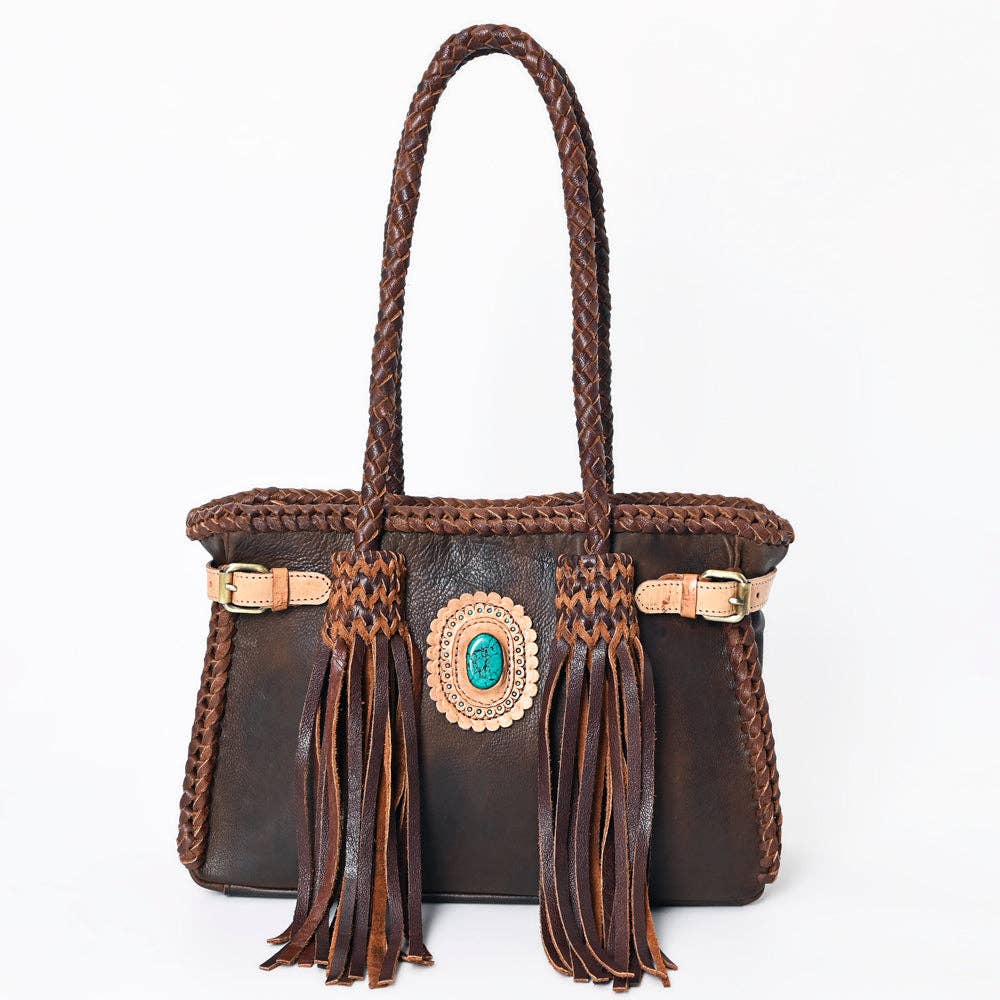 LC-ADBGM259 Tote Genuine Western Leather Women Bag