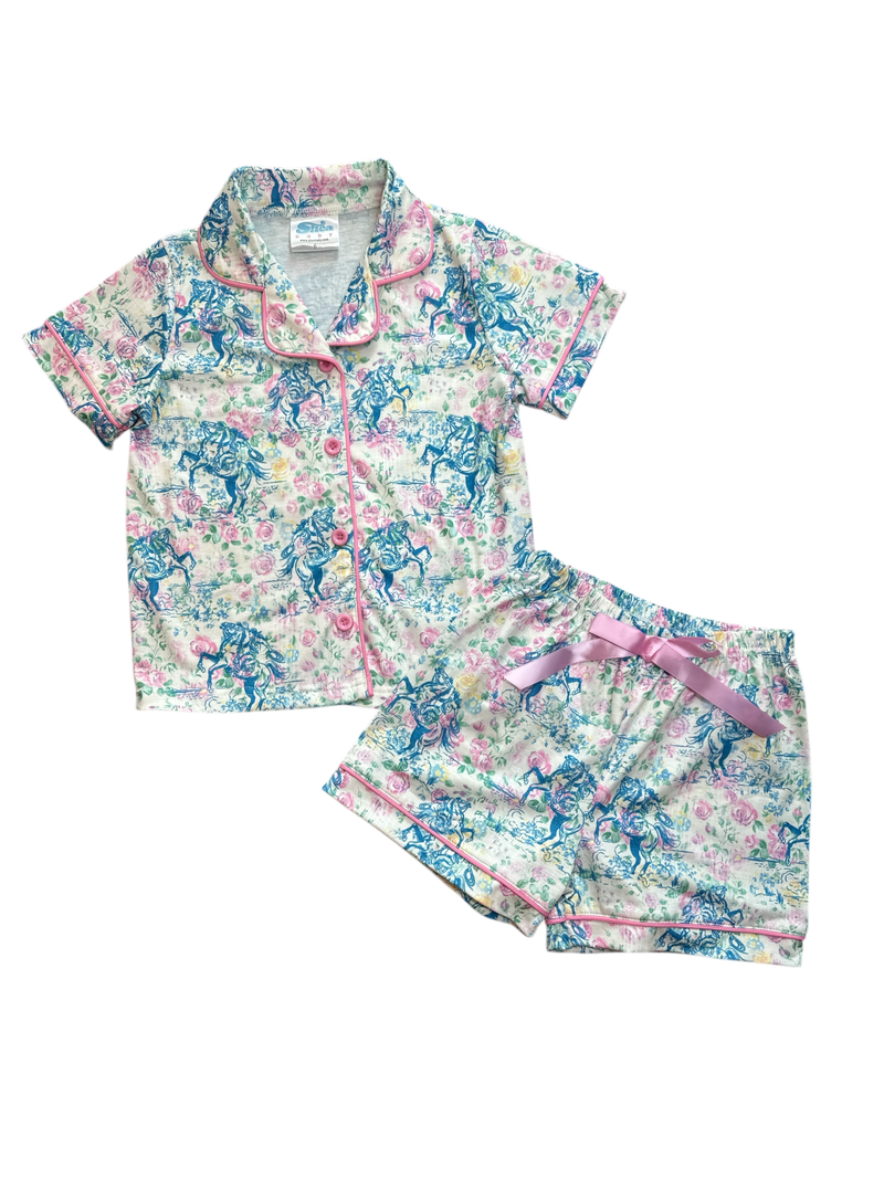 YOUTH Floral Frontier Girls PJs, 8-14