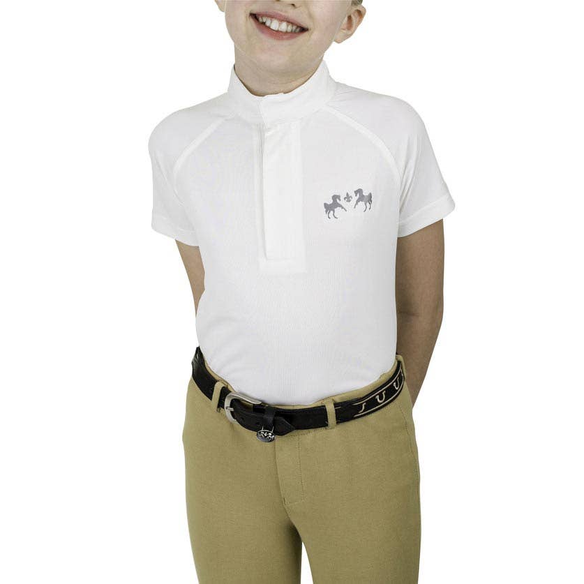 Equine Couture Children'S Magda Lace Equicool Show Shirt