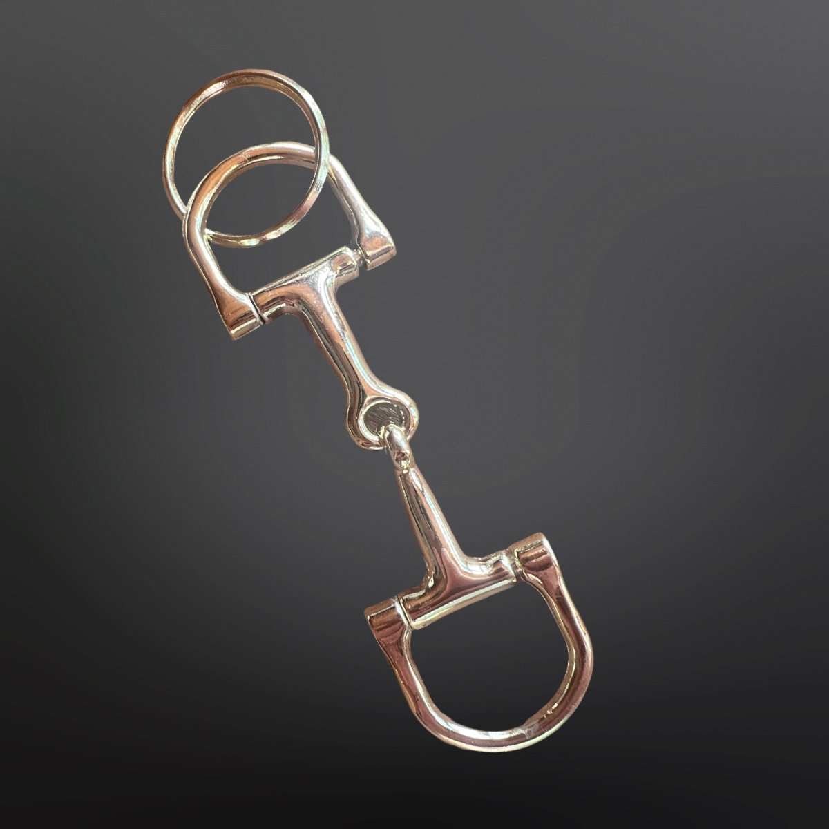 Western Equestrian Snaffle Bit Keychain