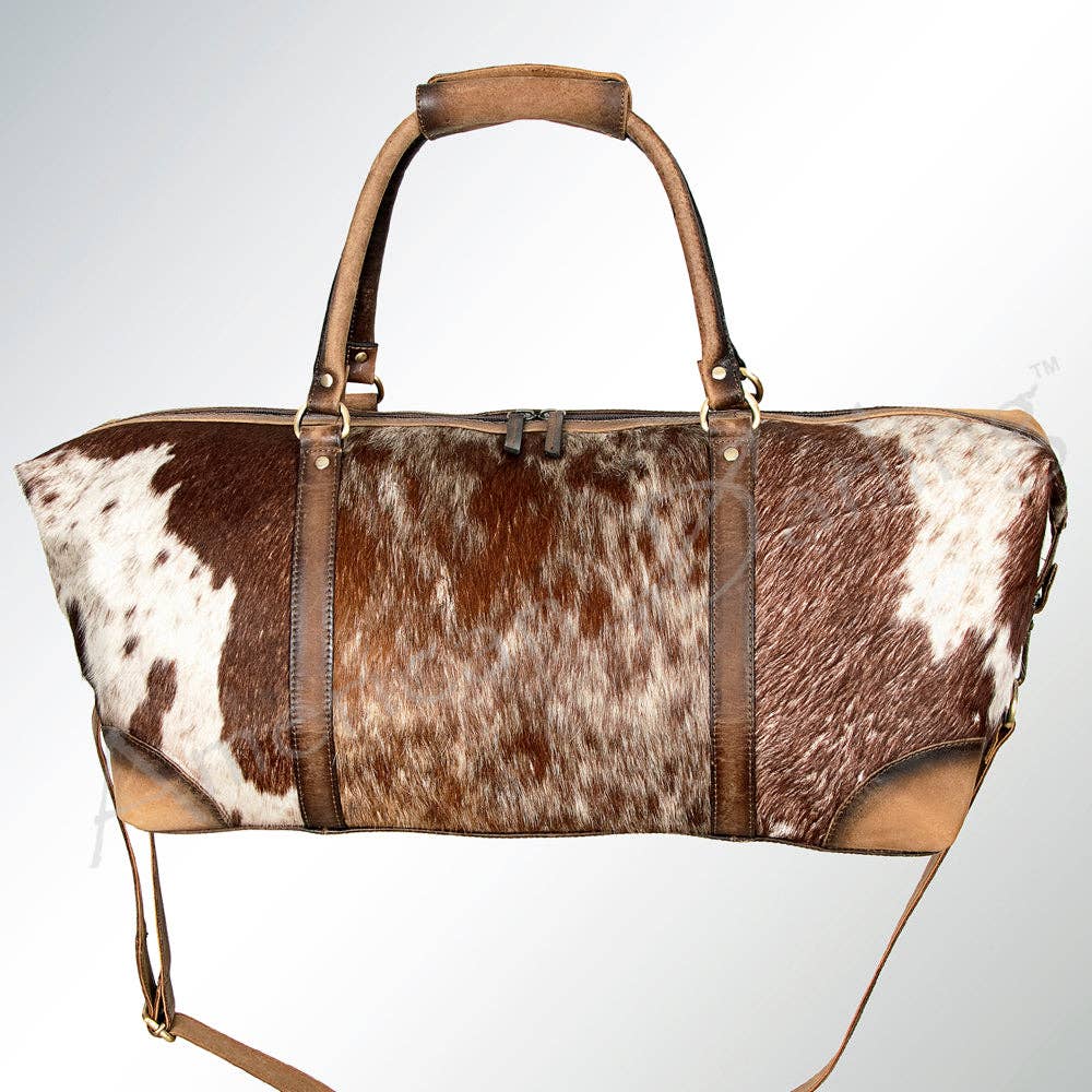 LC-ADBG912 Duffel Hair-On Genuine Western Leather Women Bag